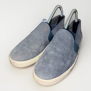 Vince Women's Slip On Sneakers Blue Suede Size 9 US 38 EU Boating Shoes‎